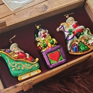 Museum Thomas Series Holiday Ornament Set of 3. Excellent Condition!